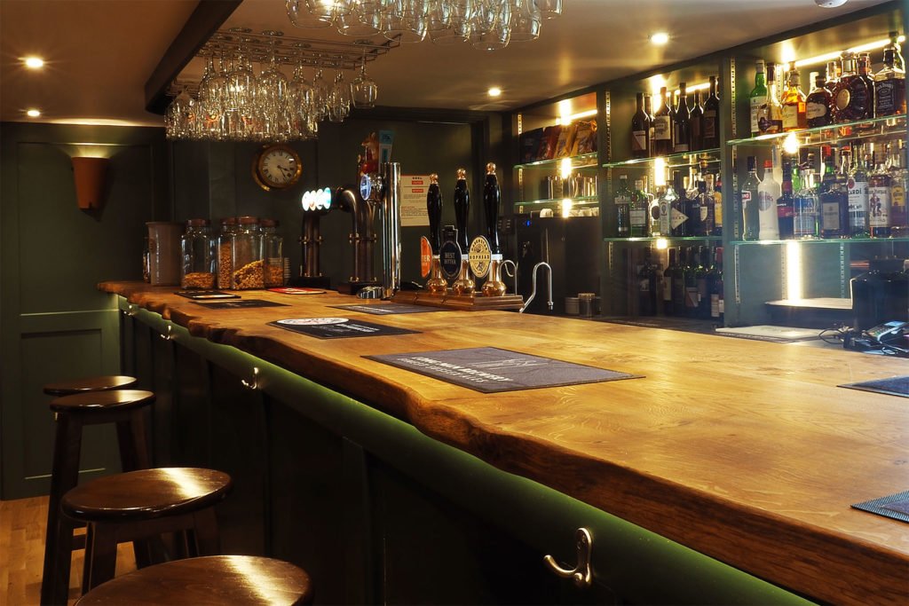 The Foresters Arms bar after the renovation