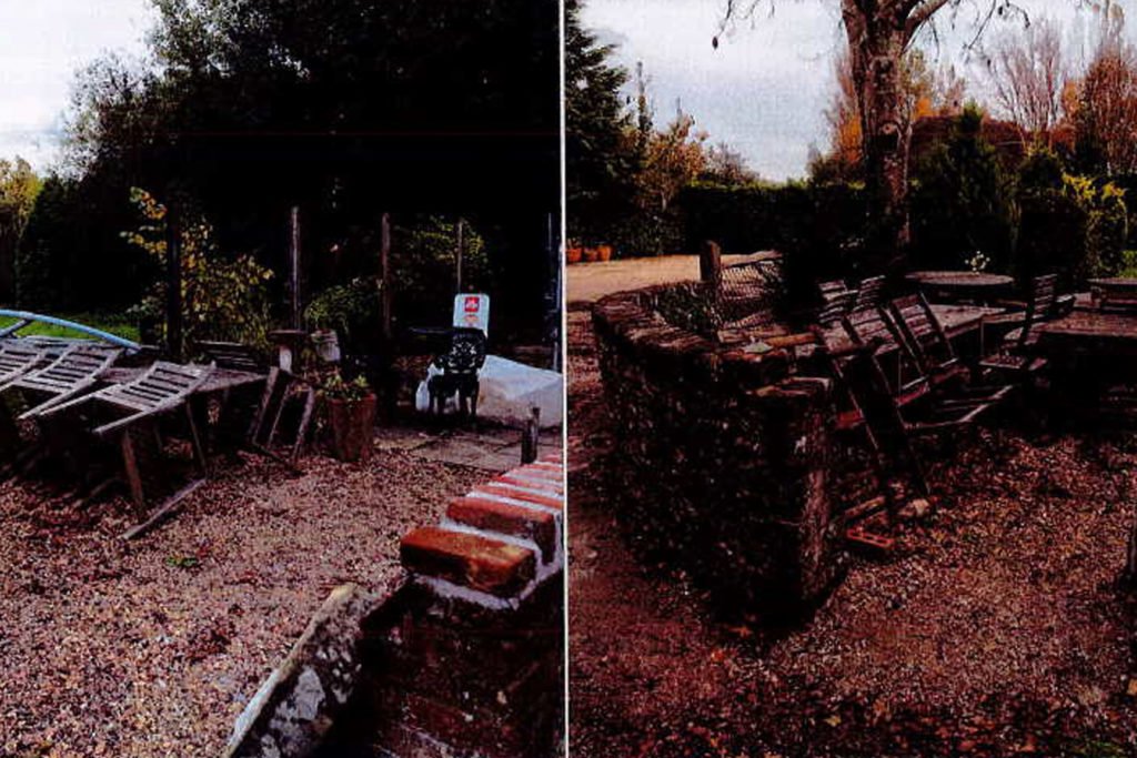 Foresters Arms garden before the renovation