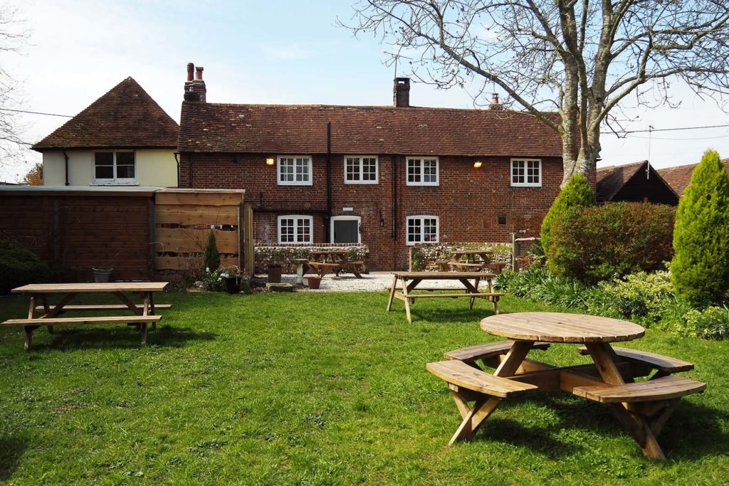Our relaxing garden at the Foresters Arms